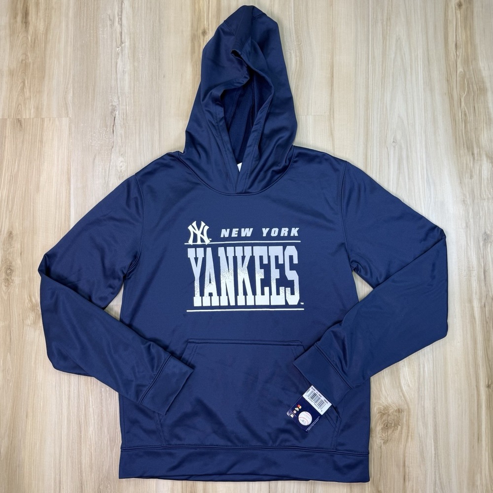 NEW YORK YANKEES YOUTH XL MLB GENUINE MERCHANDISE HOODIE SIZE XL 18-20 NWT